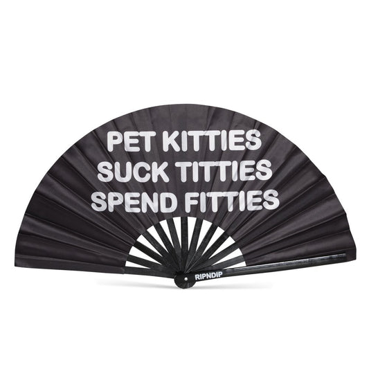 RIPNDIP PET KITTIES FAN BLACK