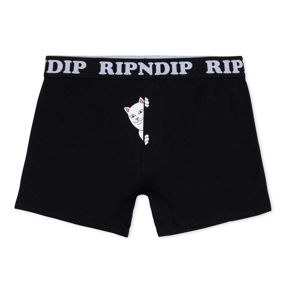 RIPNDIP PEEK A NERMAL BOXER BRIEF BLACK
