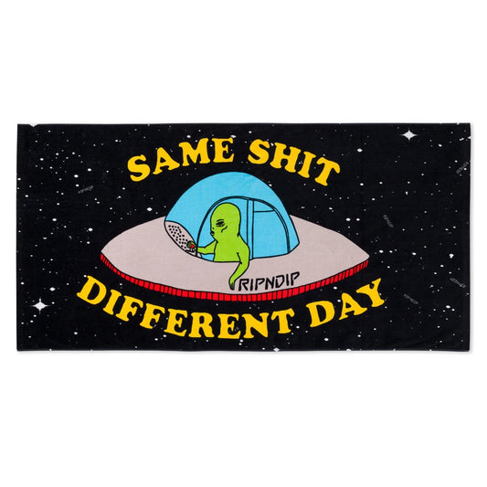 RIPNDIP SSDD BEACH TOWEL BLACK