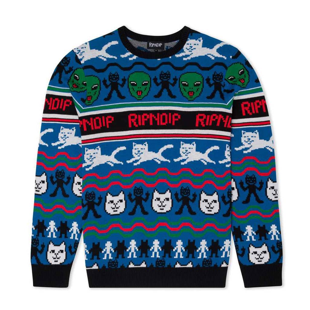 RIPNDIP JOLLY HOLIDAY KNIT SWEATE MULTI