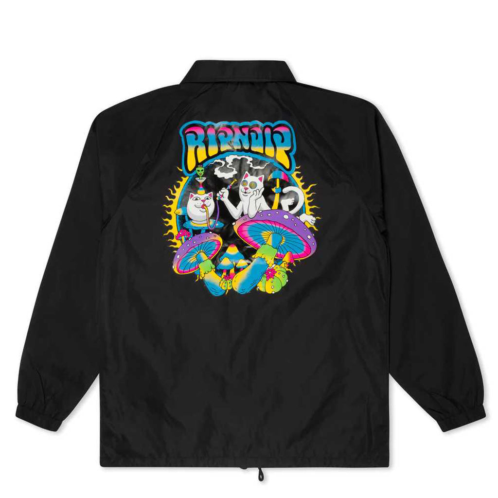 RIPNDIP PSYCHEDELIC GARDEN JACKET BLACK