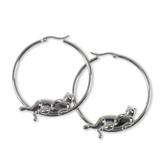 RIPNDIP CATSTANZA HOOP EARRINGS