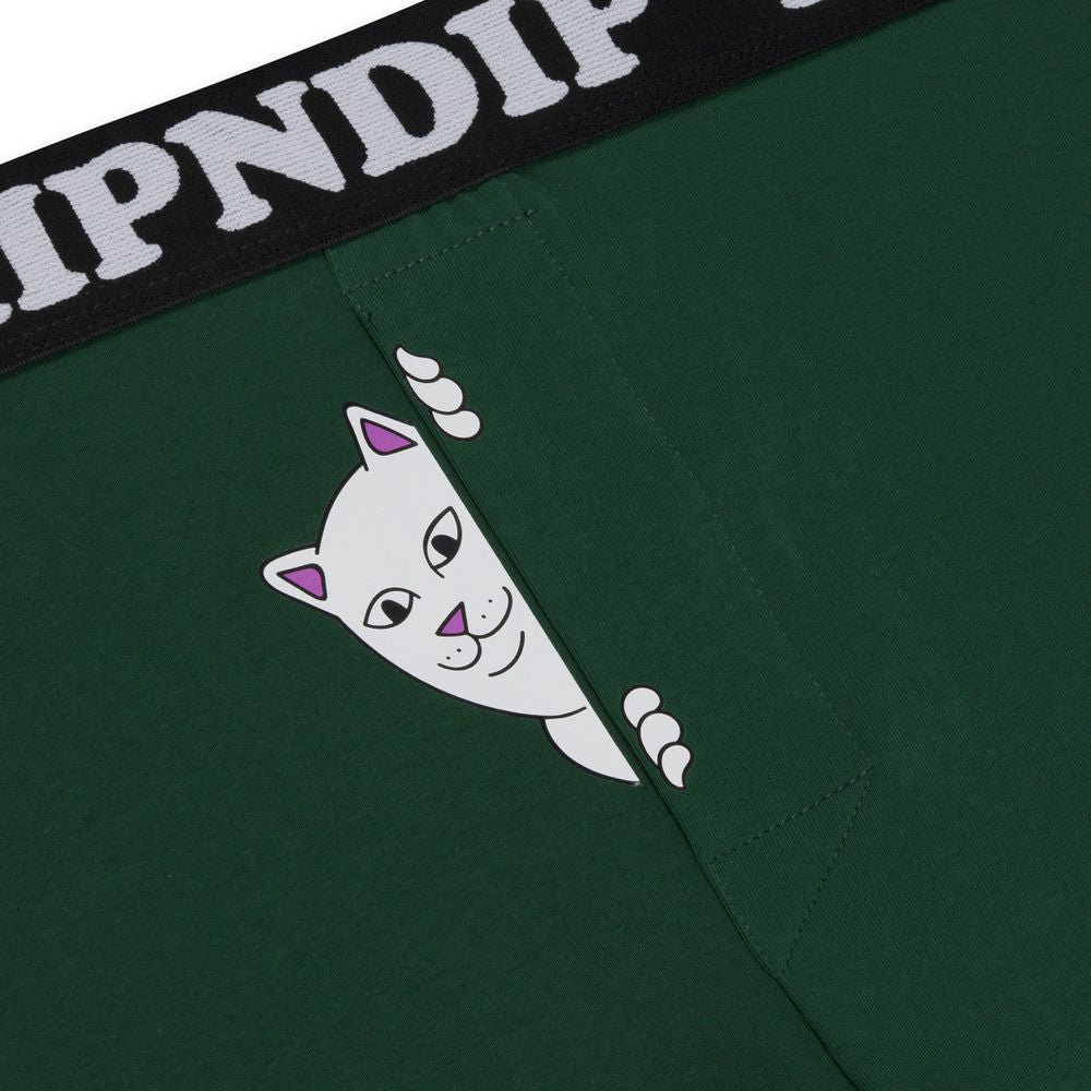 RIPNDIP PEEK A NERMAL BOXERS DARK GREEN