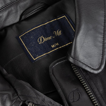 DIME DEBOSSED WAVY JACKET BLACK