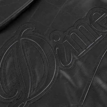 DIME DEBOSSED WAVY JACKET BLACK