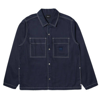 HUF MASON SHACKET NAVY BLUE