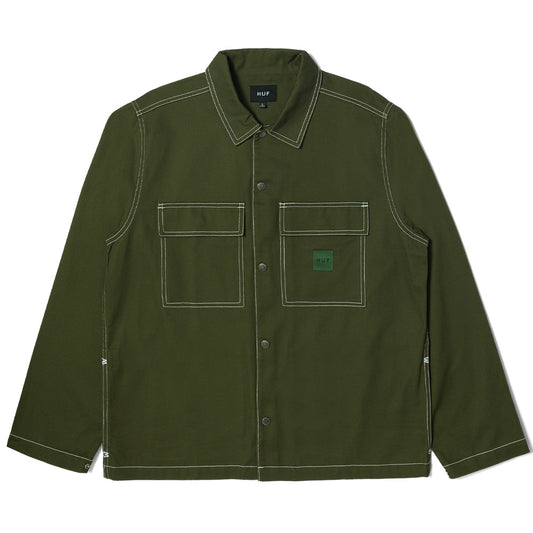 HUF MASON SHACKET DARK GREEN