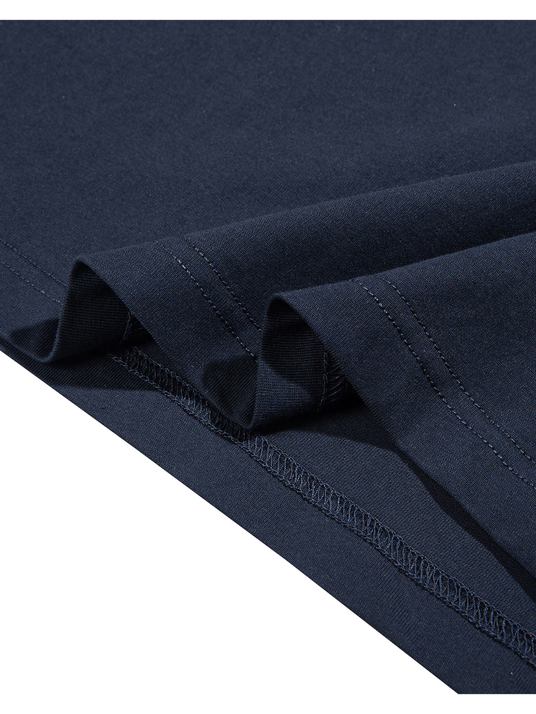 Signature Mockneck Tee Navy Blue