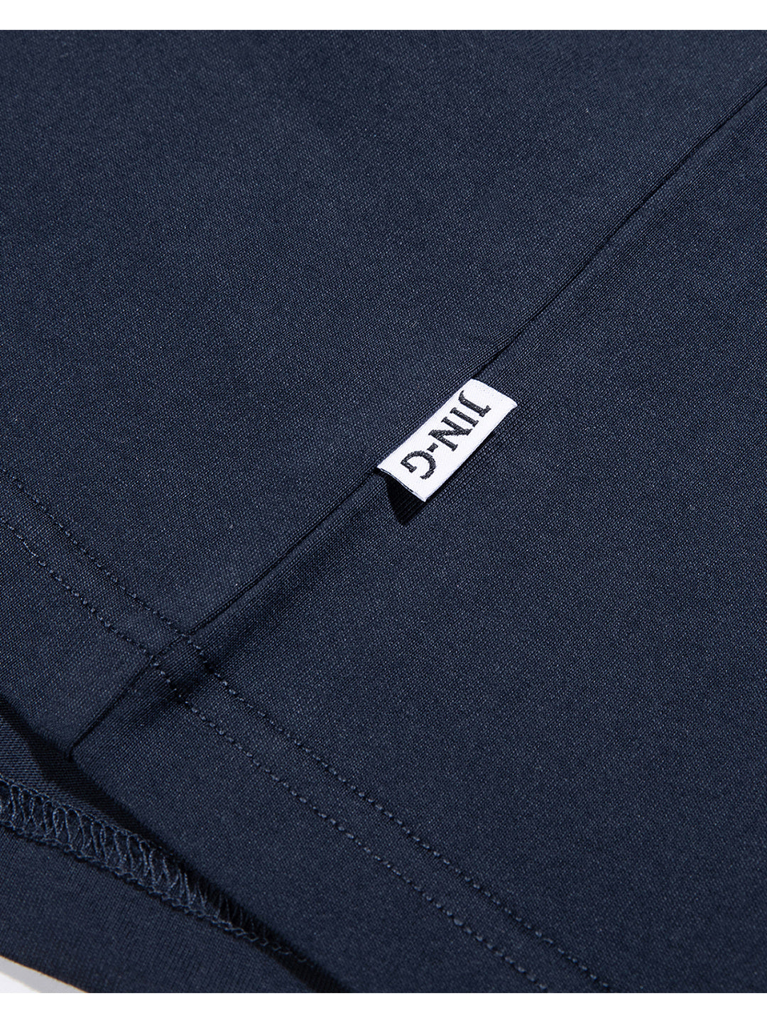 Signature Mockneck Tee Navy Blue