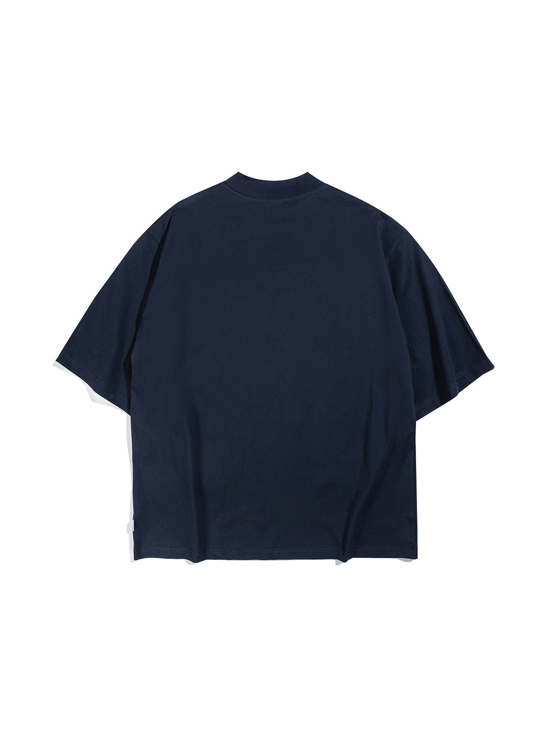 Signature Mockneck Tee Navy Blue