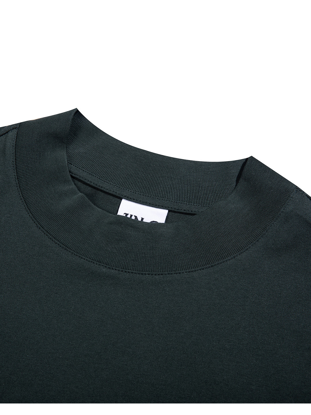 Signature Mockneck Tee Dark Green