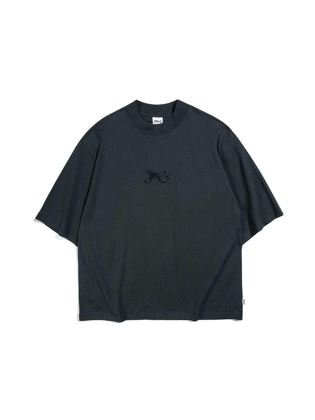Signature Mockneck Tee Dark Green