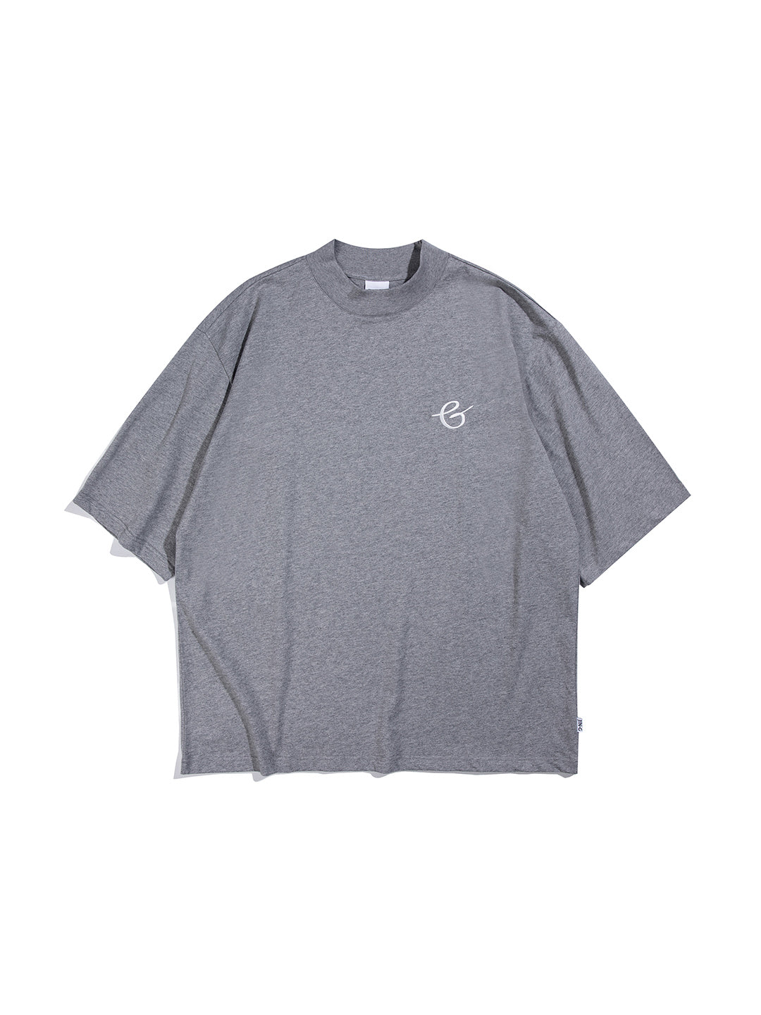 G Mockneck Tee Grey