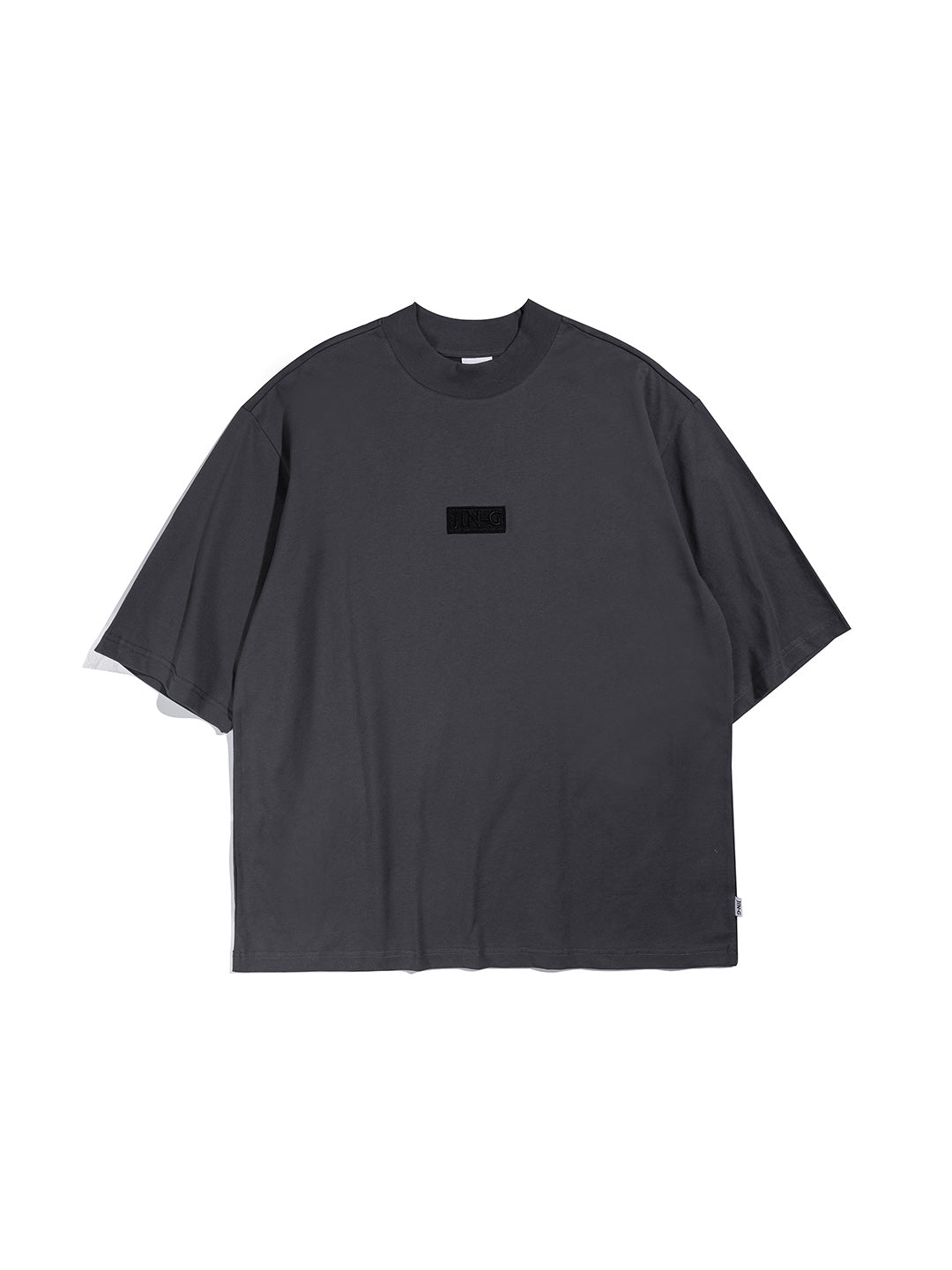 Box Mockneck Tee Grey