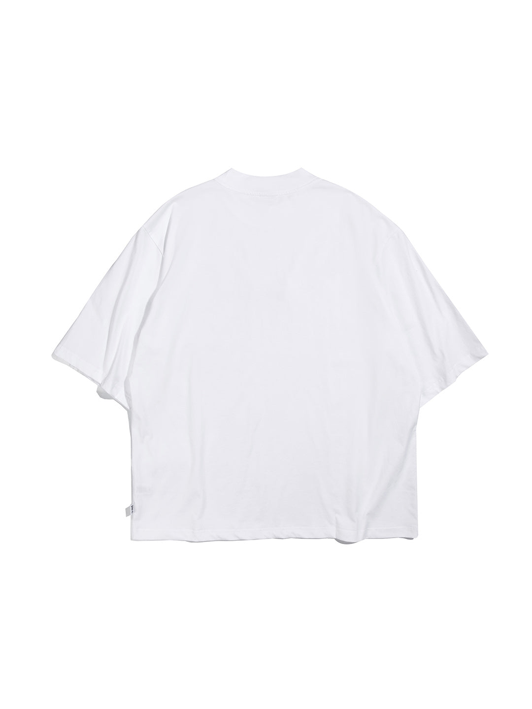 Box Mockneck Tee White