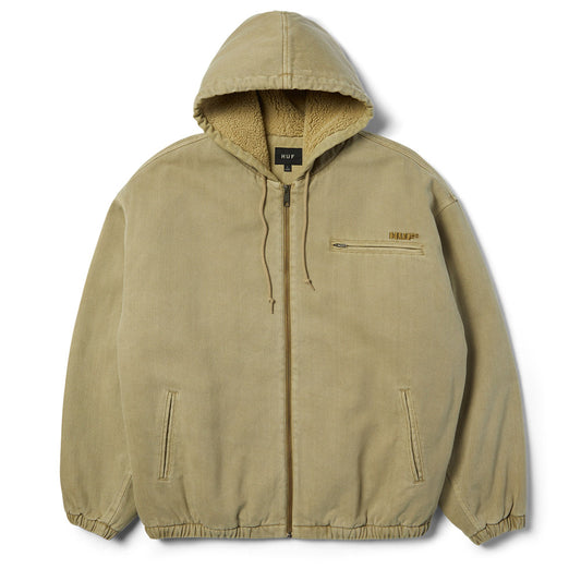 HUF WHAT A JUNGLE WORK JACKET CREAM