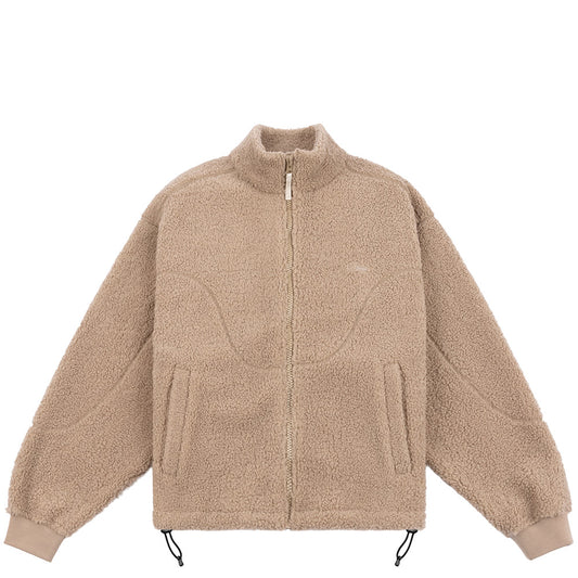 DIME POLAR FLEECE SHERPA ZIP CREAM