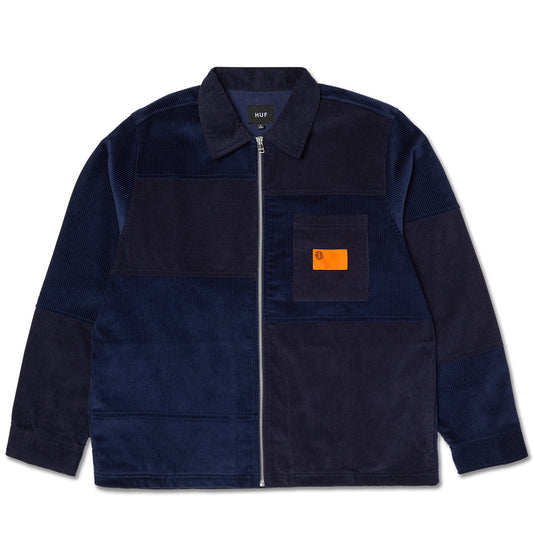 HUF UNION CORDUROY SHACKET NAVY