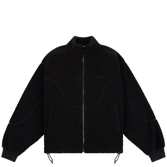 DIME POLAR FLEECE SHERPA ZIP BLACK