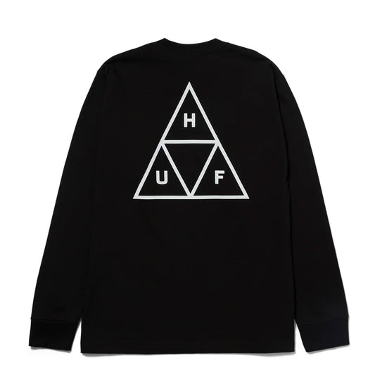 HUF SET TT LS TEE BLACK