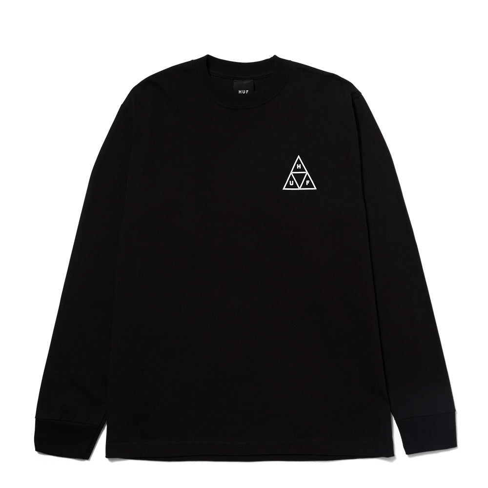 HUF SET TT LS TEE BLACK