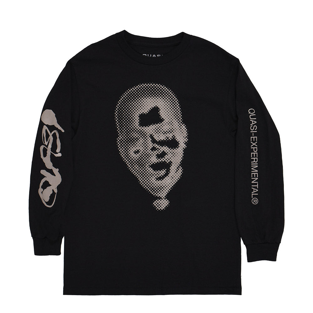 QUASI WIRE LS TEE BLACK
