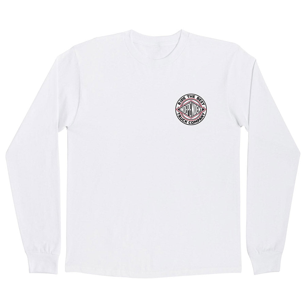 INDEPENDENT BTG SUMMIT LS HW TEE WHITE