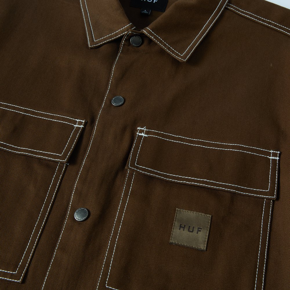 HUF MASON SHACKET BROWN