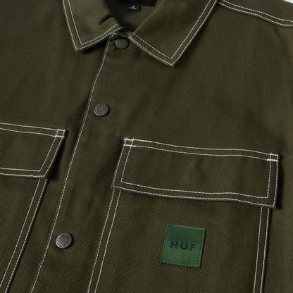 HUF MASON SHACKET DARK GREEN