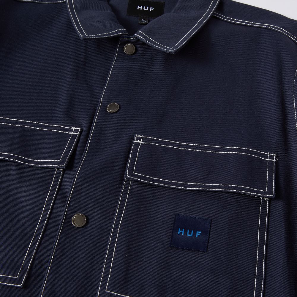 HUF MASON SHACKET NAVY BLUE