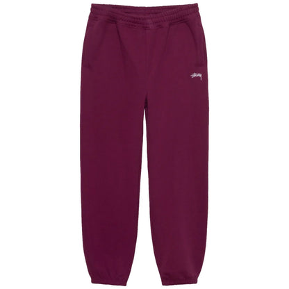 Stock Logo Pant Burgundy