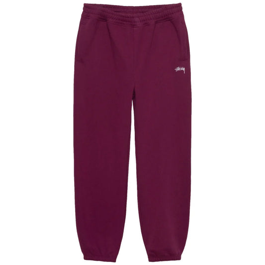 Stock Logo Pant Burgundy