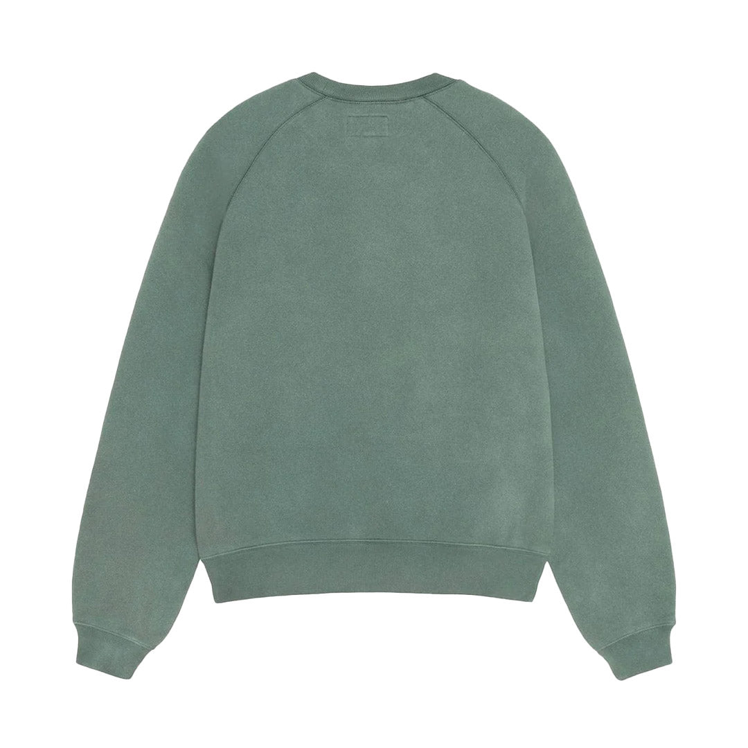 Overlock Varsity Raglan Crewneck Dark Green