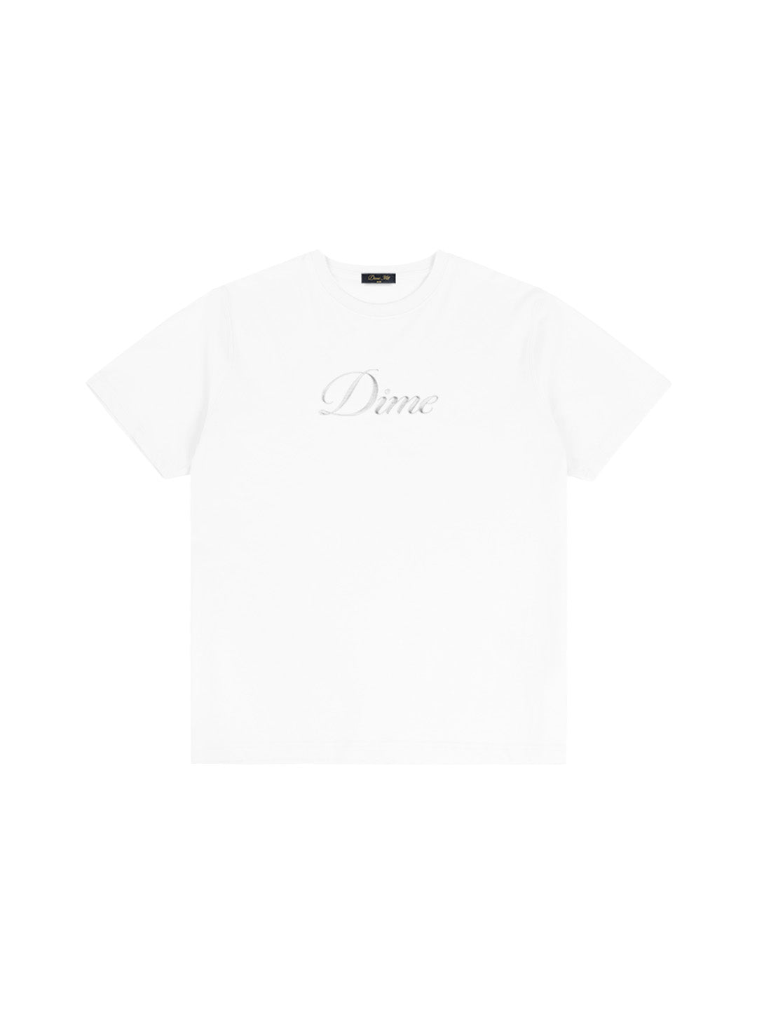 Cursive Tee White