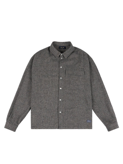 Wool Overshirt Silver