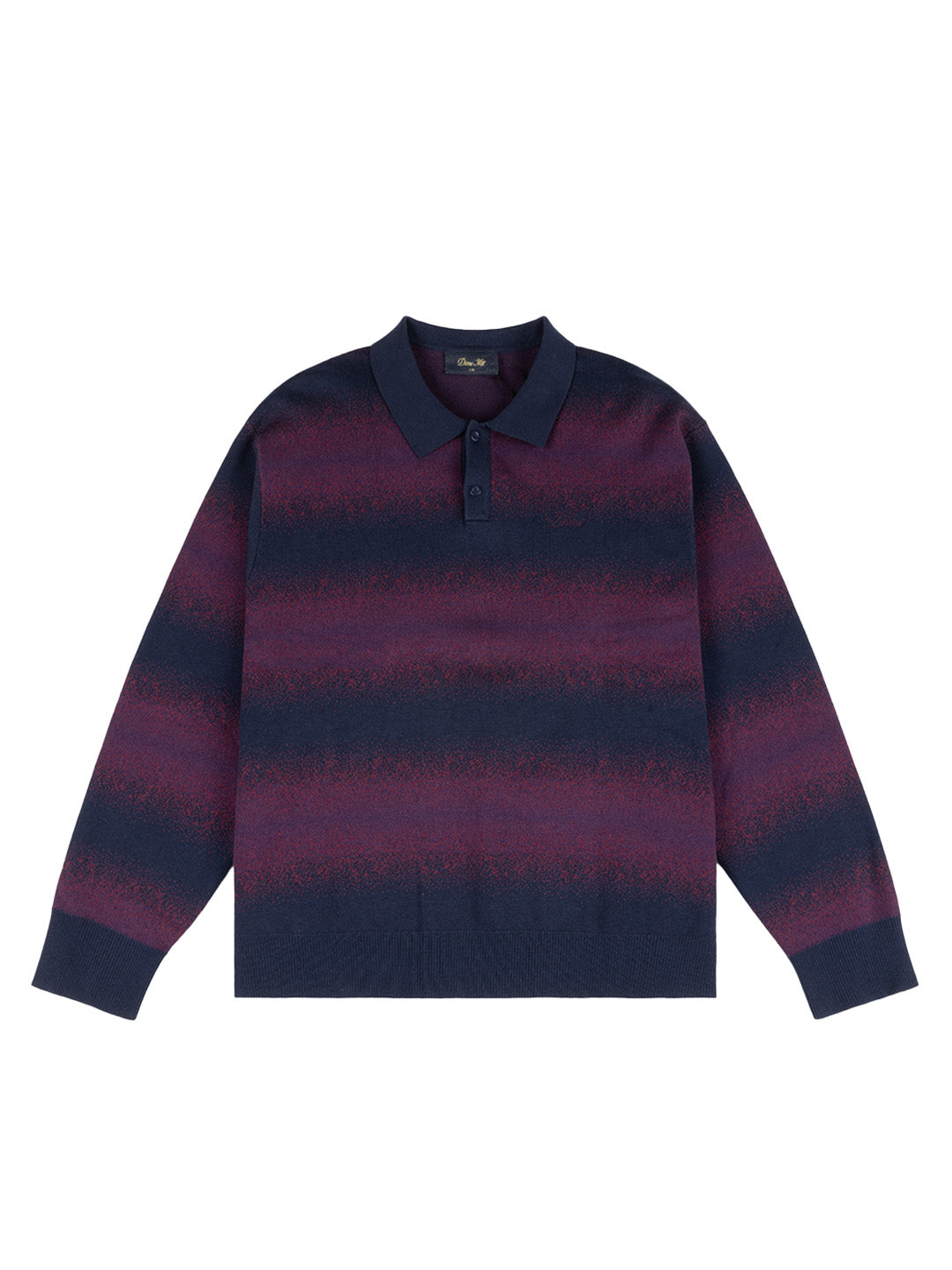 Striped Rugby Knit Navy Blue