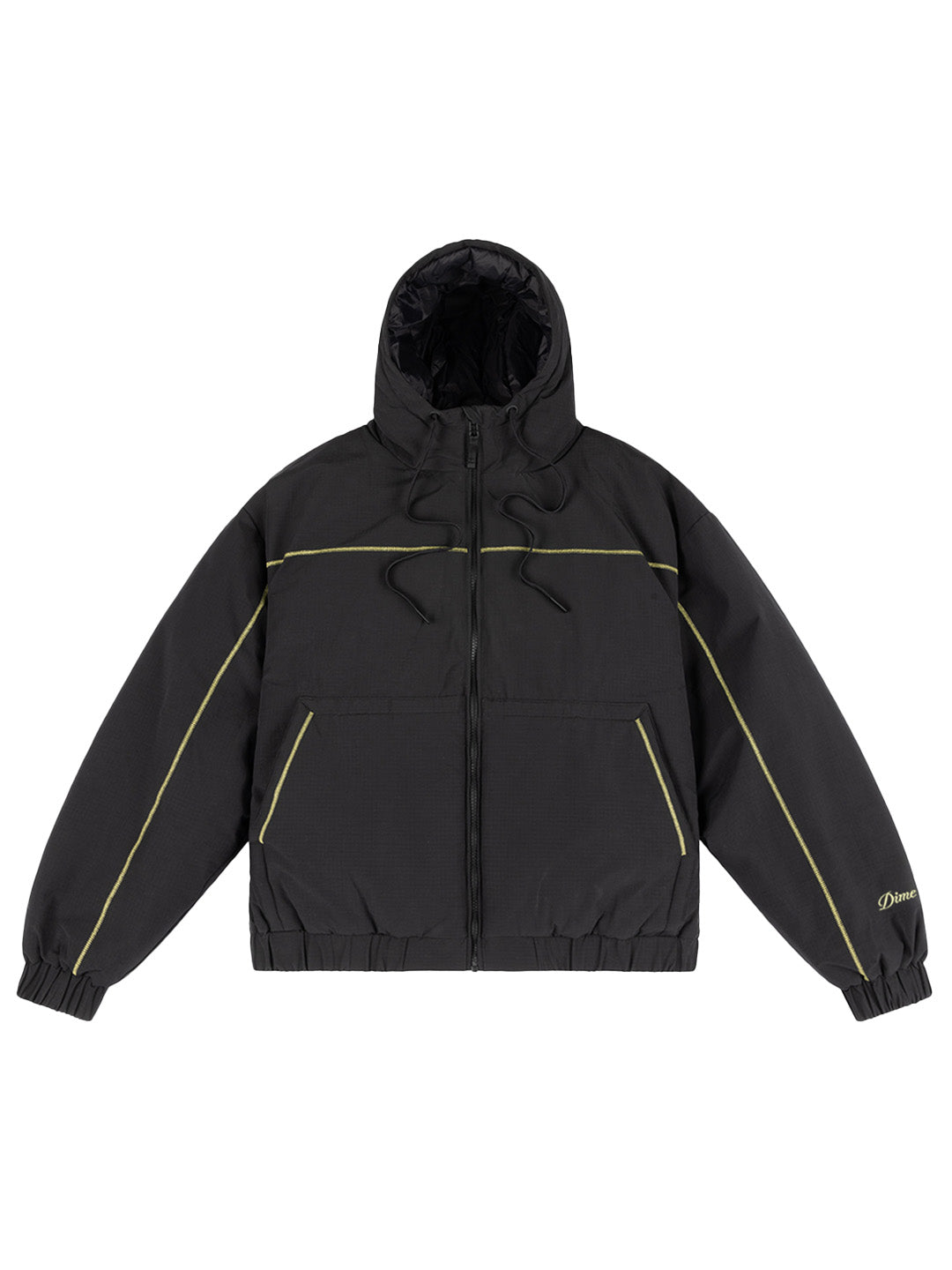 Quilted Ripstop Jacket Black
