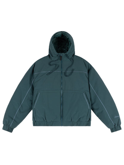 Quilted Ripstop Jacket Turquoise