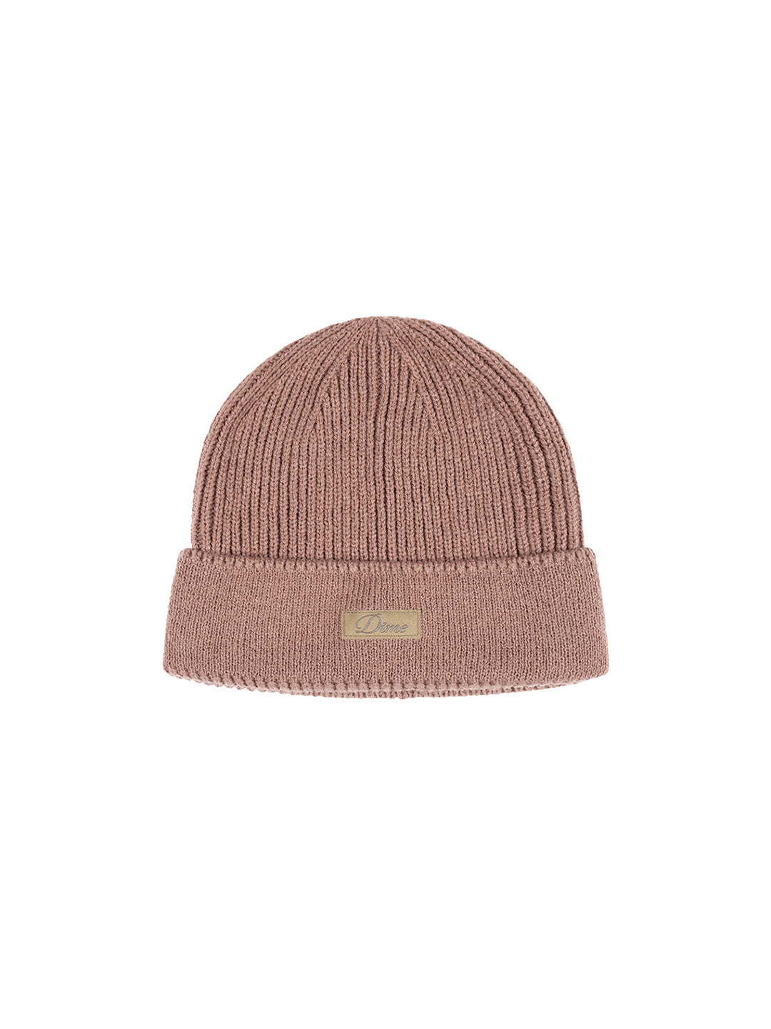 Cursive Rib Beanie Caramel