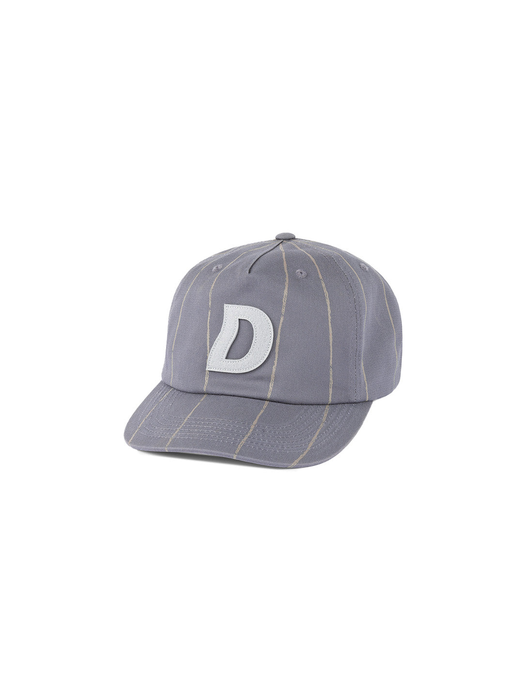 Pinstriped Worker Cap Grey