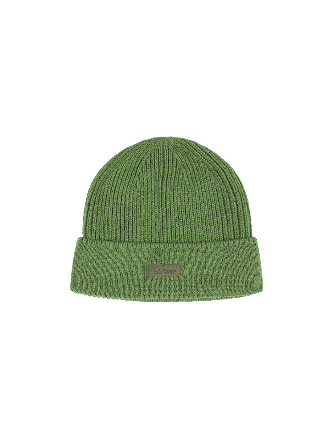 Cursive Rib Beanie Olive