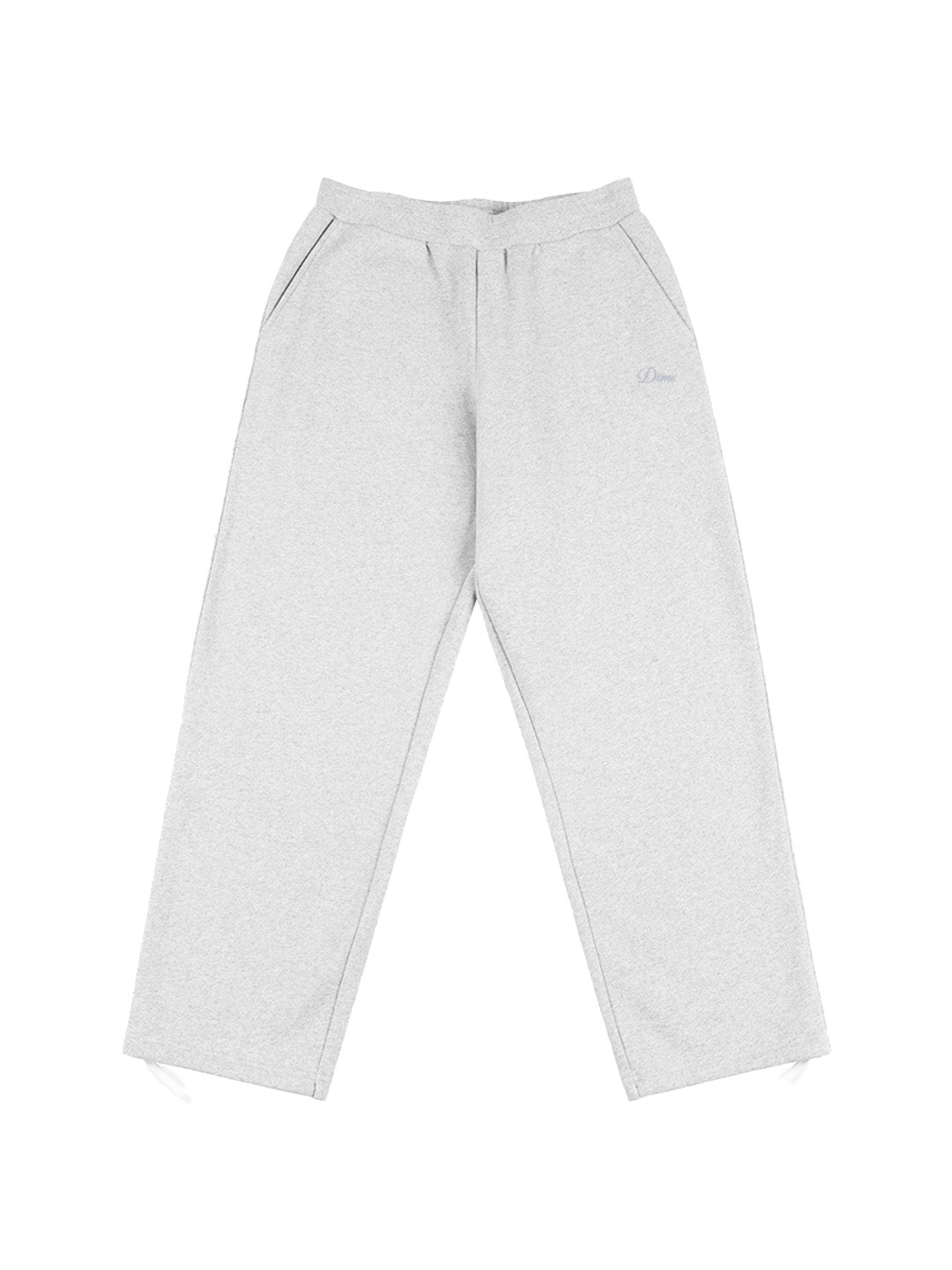 Cursive Small Logo Sweatpants Grey