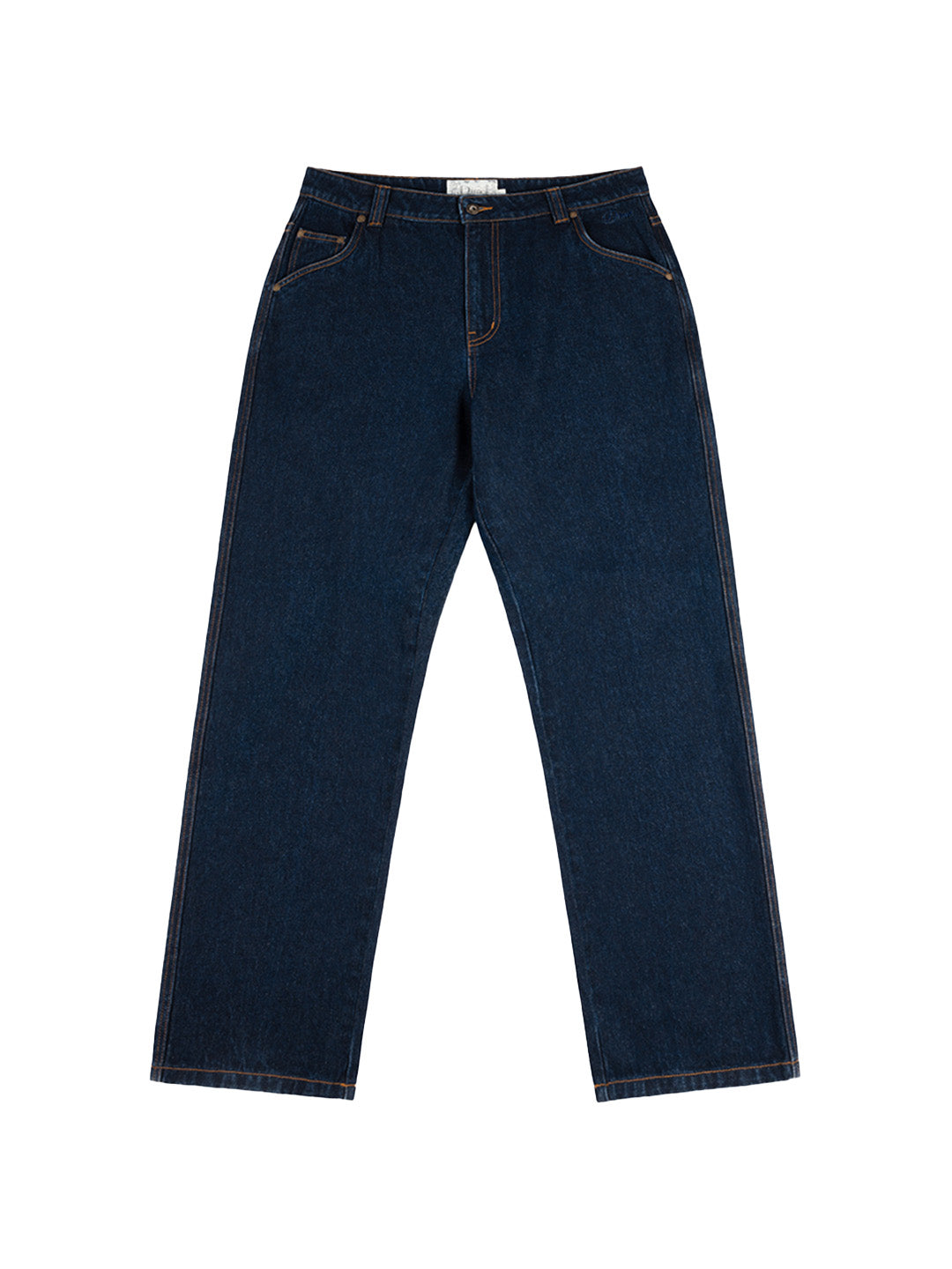 Straight Denim Pants Blue
