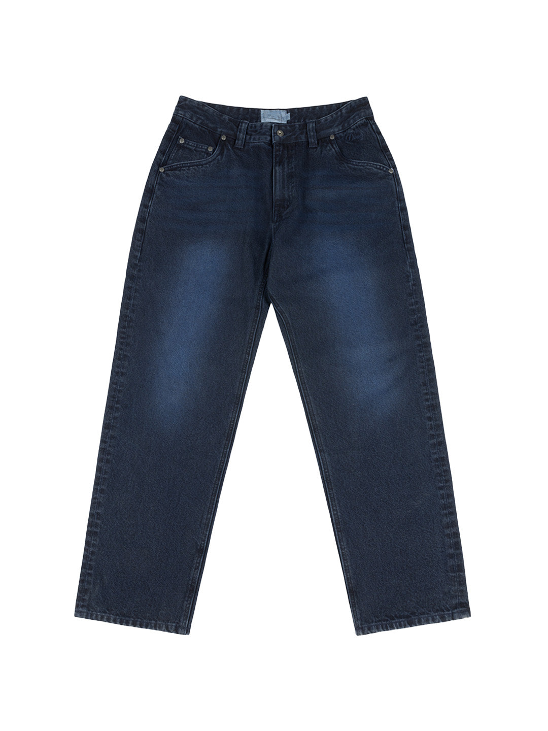 Relaxed Denim Pants Blue
