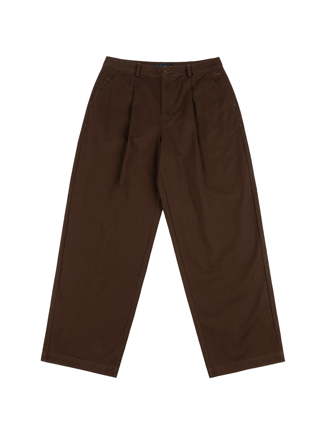 Baggy Chino Pants Brown