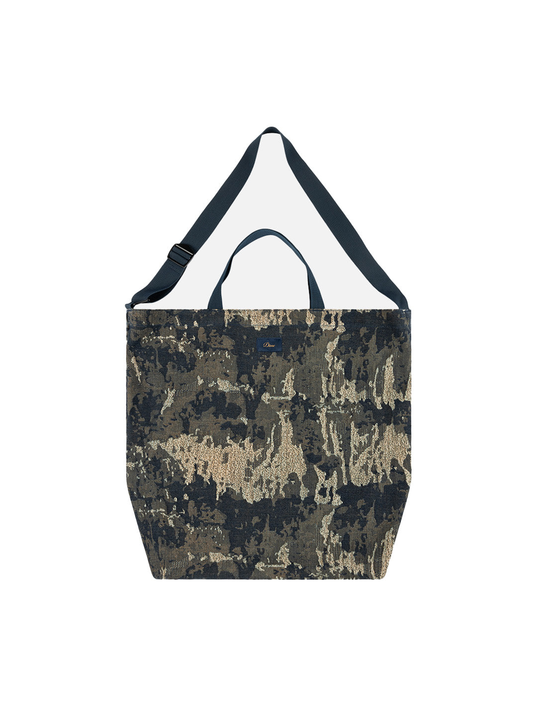 Distressed Messenger Bag Green Camo
