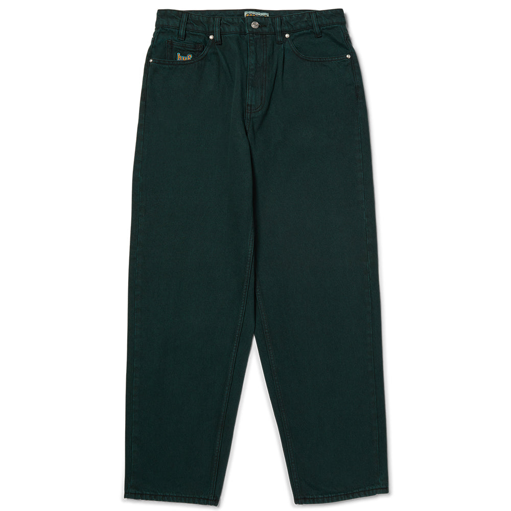HUF CROMER WASHED PANT DARK GREEN