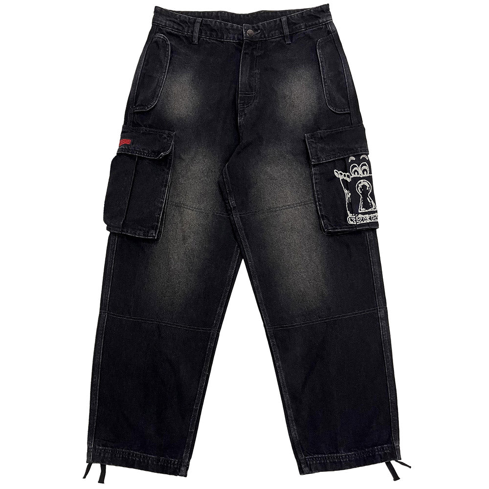 WKND TECHIE DENIM JEANS BLACK