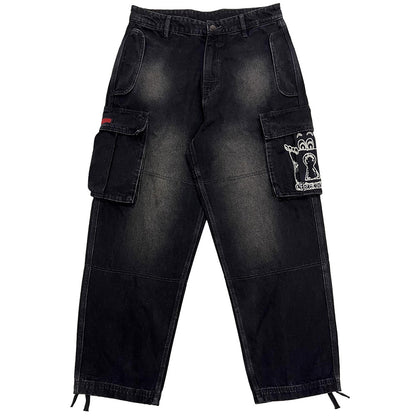 WKND TECHIE DENIM JEANS BLACK