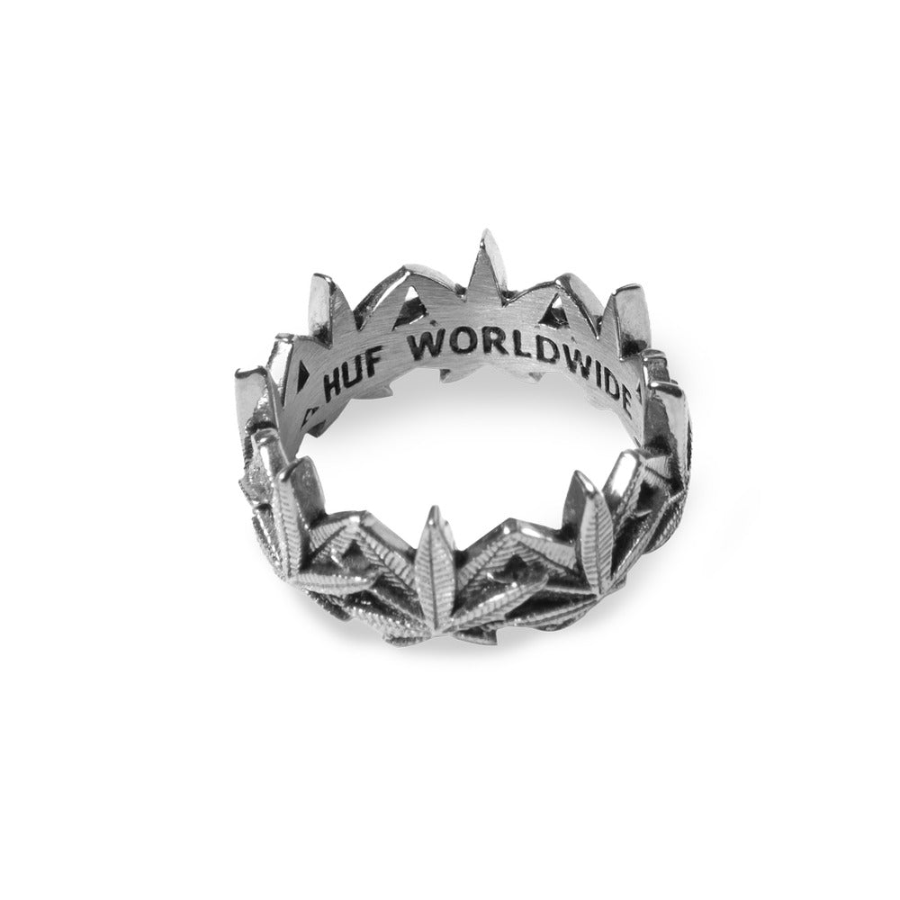 HUF PLANTLIFE RING SILVER